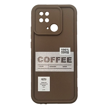 کاور فشن کیس مدل TPU Coffee محافظ لنز دار مناسب برای گوشی Redmi 10C
